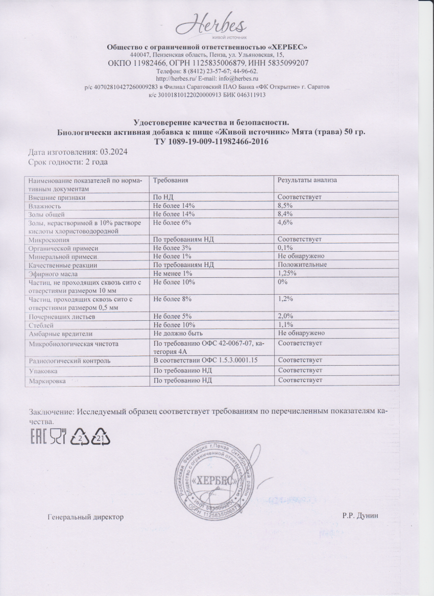 Паспорт №032024